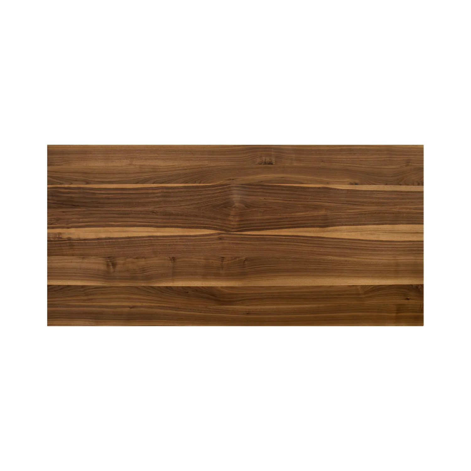 Oberfläche der massiven Tischplatte aus Massivholz